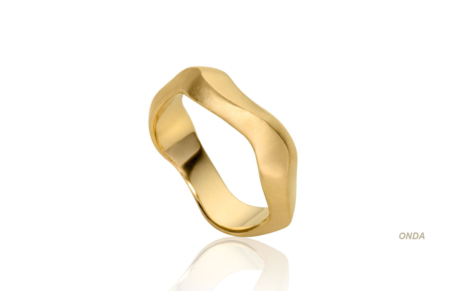 14 karaat unieke gouden ring